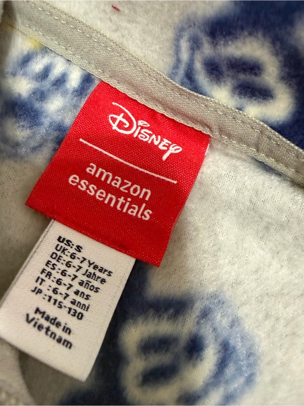 New Disney Mickey Mouse & Friends Polar Fleece Vest Boys Size Small 6/7 X Amazon - Picture 6 of 14
